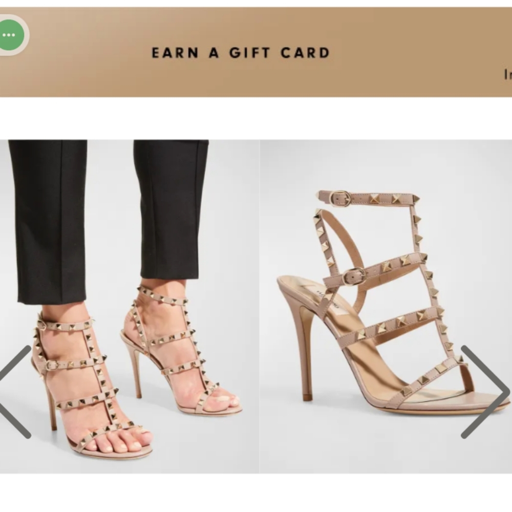 Rockstud caged leather high sandal